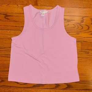 Athleta Light Pink Scoop Neck Tank
